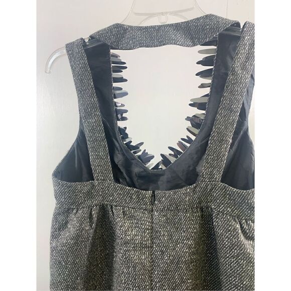 Anna Sui For Target Gray Tweed Jumper Dress Size S - Picture 7 of 12